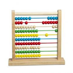 MELISSA AND DOUG - ABAQUE PERLES EN BOIS (BOULIER COMPTEUR)